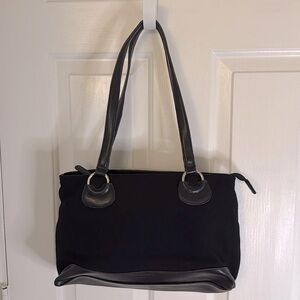 NWOT - Sag Harbor Shoulder Purse,Zipper Close with Lots of Pockets! Black